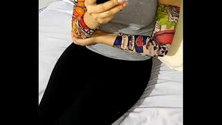 ���्रिसमस उत्सव आहे. बहीण fucked मध्यवर्ती भाग देत उत्तम blowjob त्याला